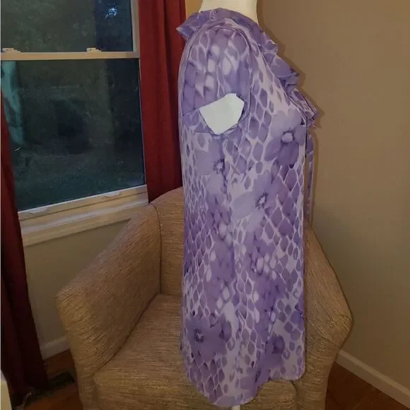 Victoria's Secret Purple Floral Tie Lingerie M - Picture 5 of 9